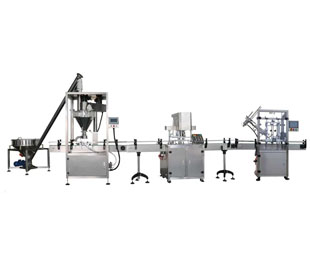 Powder filling capping line
